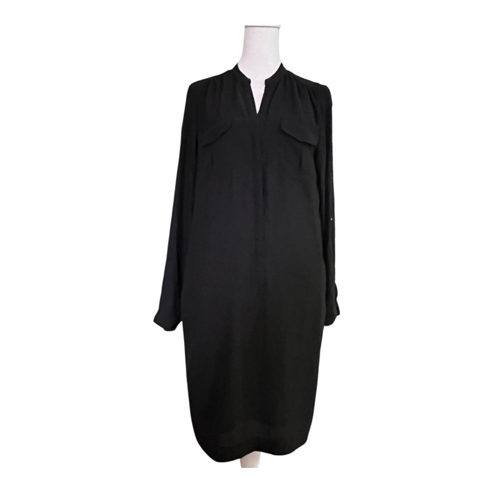 H&M Black Midi Dress with pockets Small